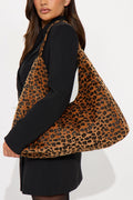 The Big Prowl Oversized Tote Handbag - Leopard