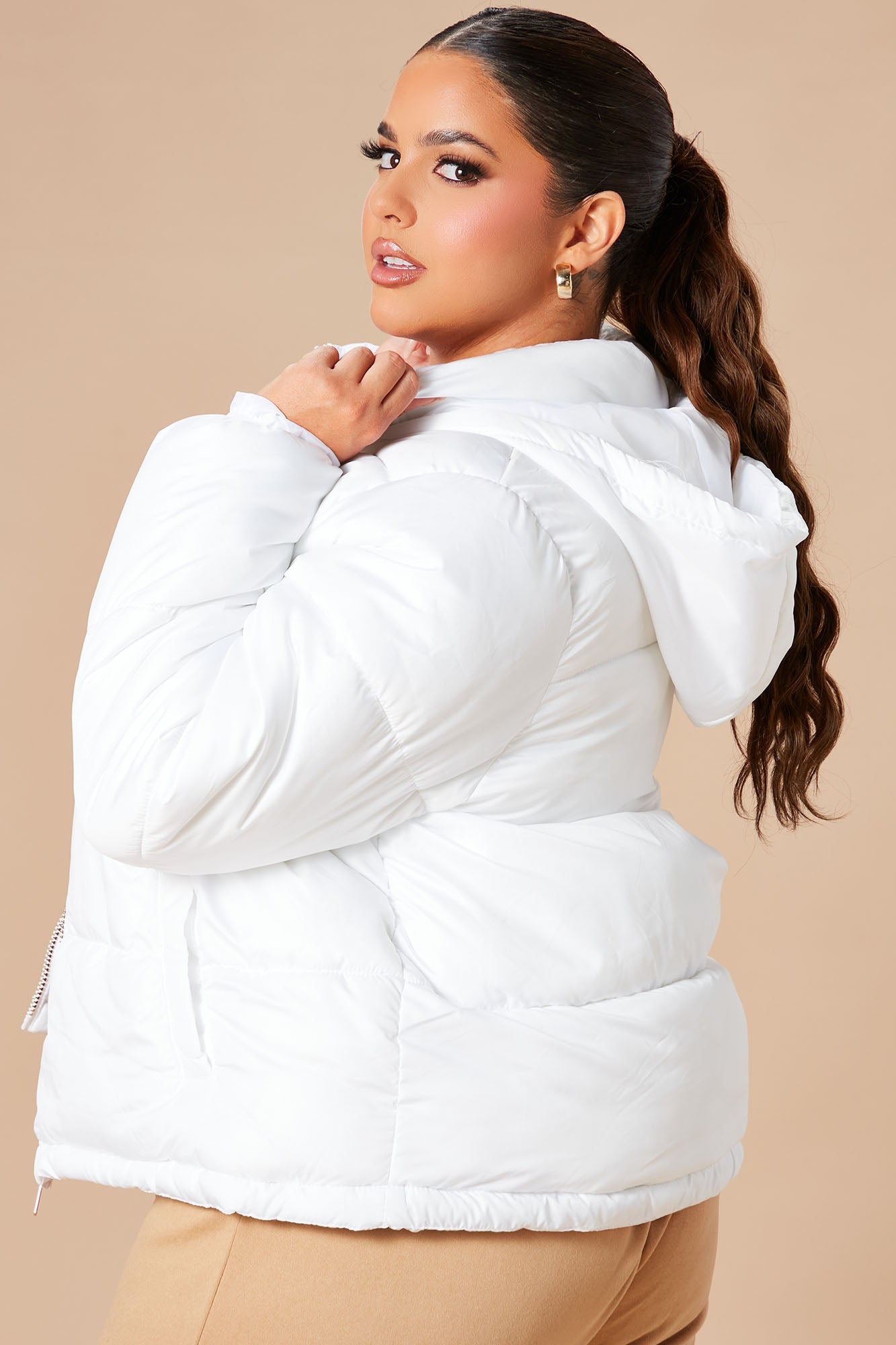 Don't Rain On My Puffer Jacket - White