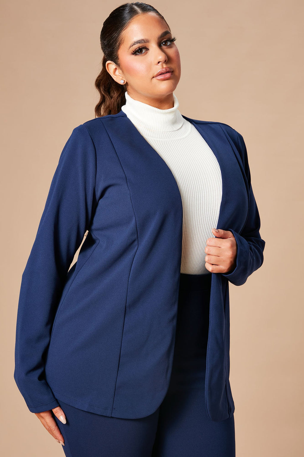 Payin' It Forward Blazer Set - Navy