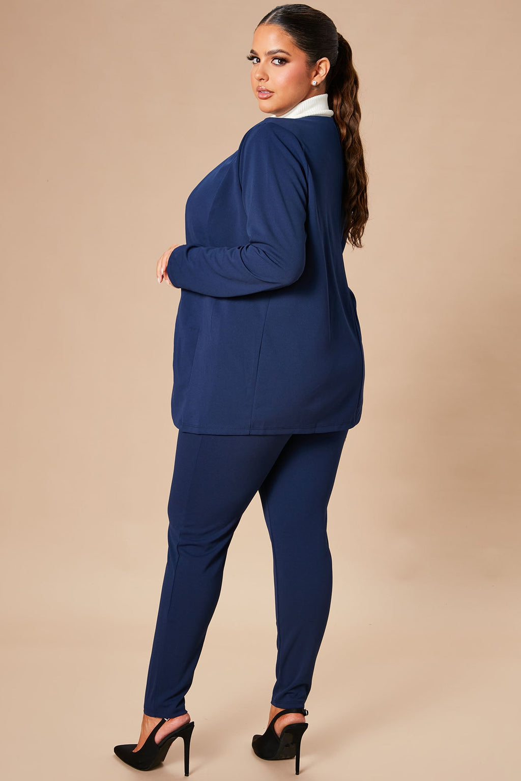 Payin' It Forward Blazer Set - Navy