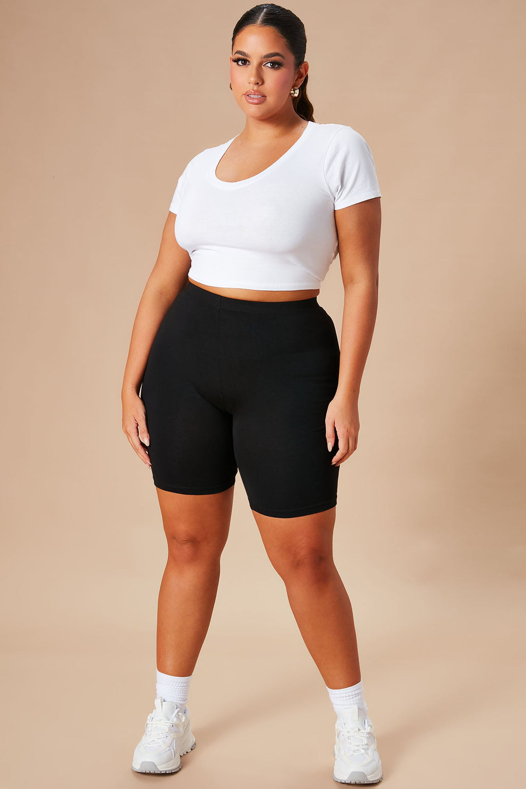 Natalee Biker Shorts - Black