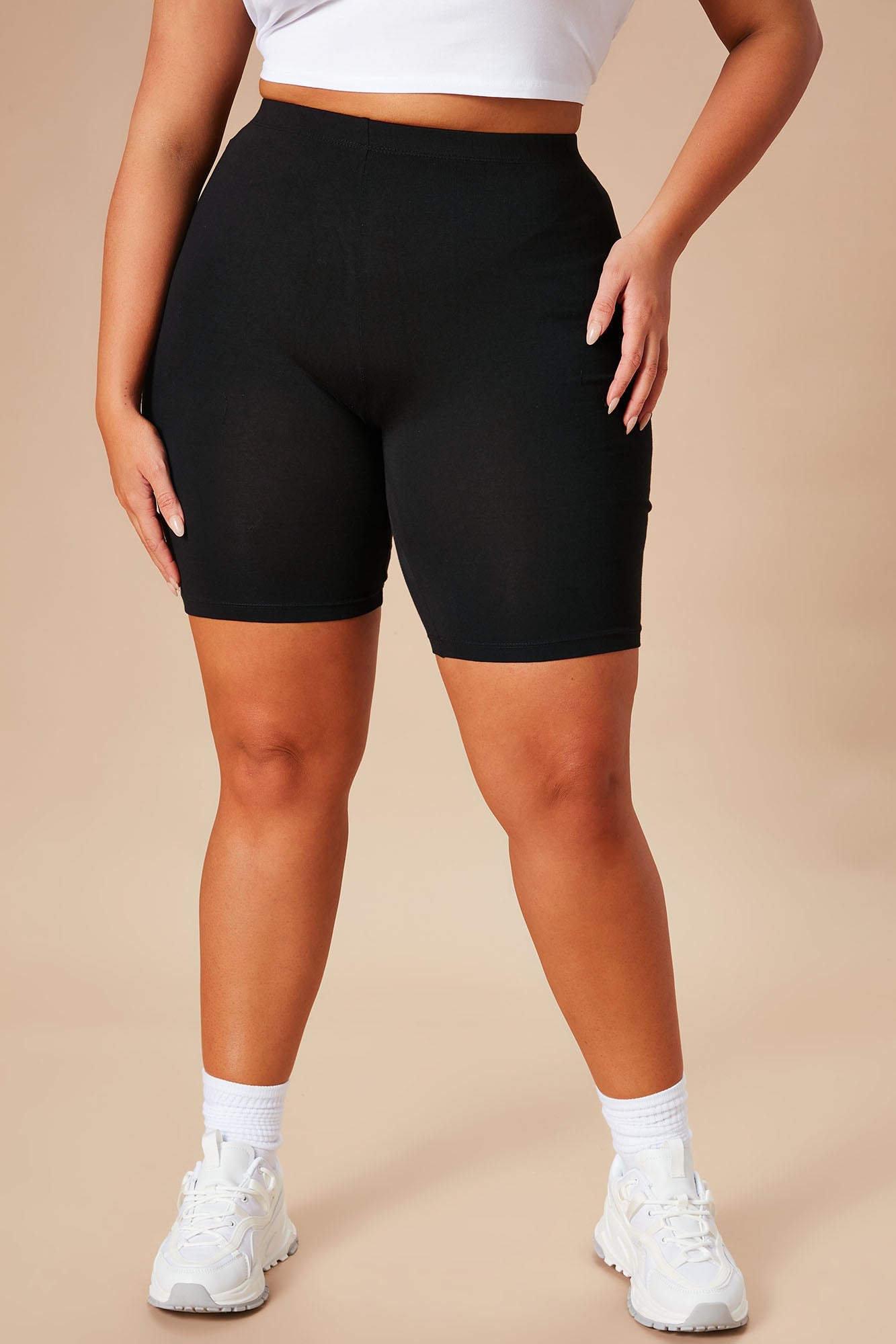Natalee Biker Shorts - Black