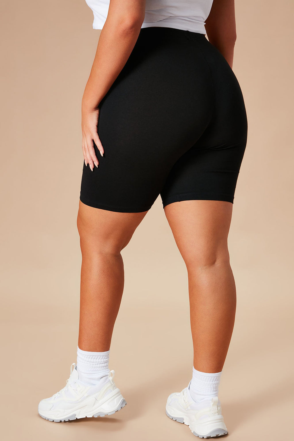 Natalee Biker Shorts - Black