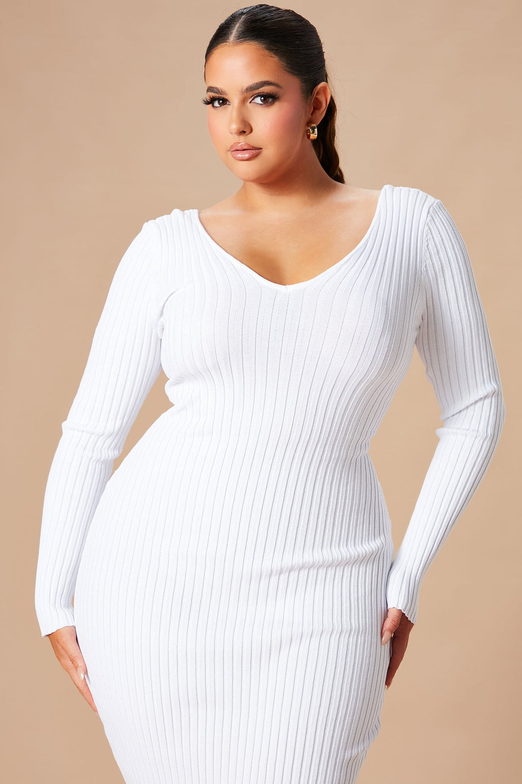 Kallan Knit Dress - White