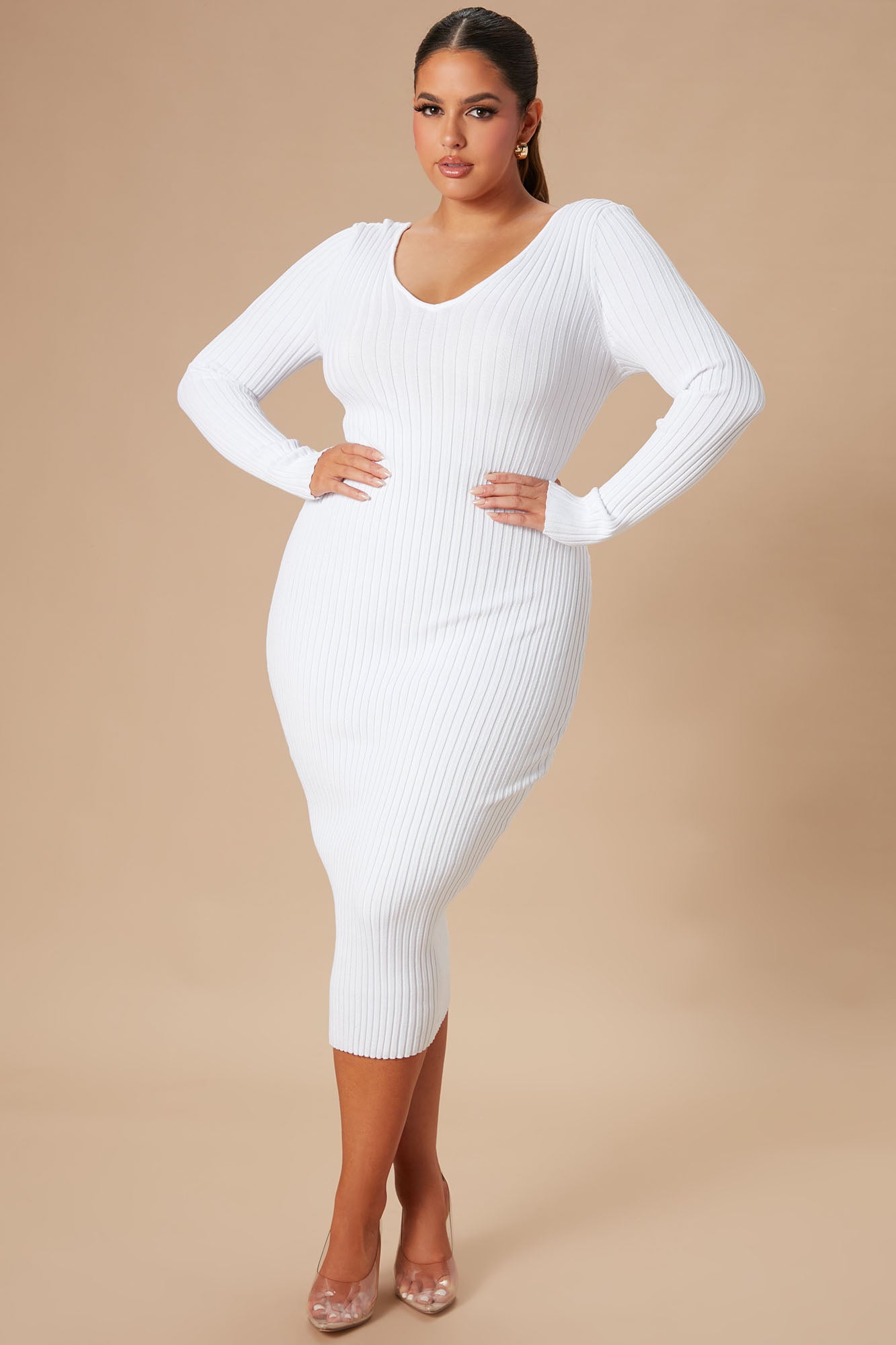 Kallan Knit Dress - White