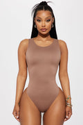 Poppy Sleeveless Bodysuit - Taupe