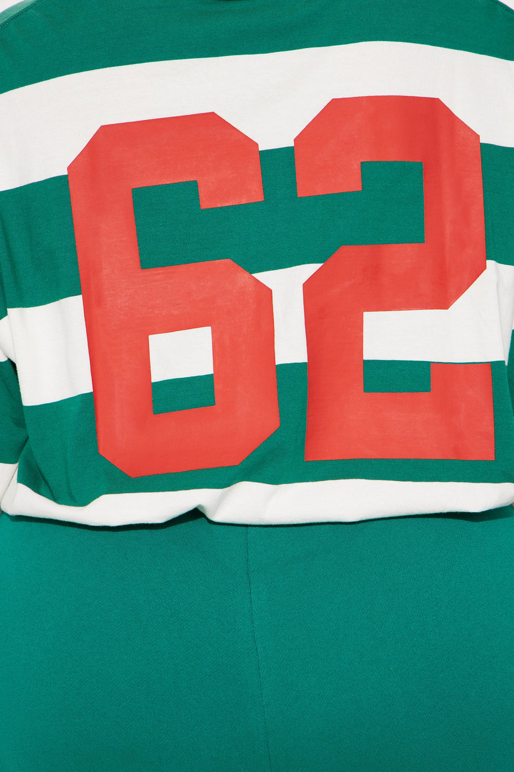 Number 62 Fleece Pant Set - Green/combo