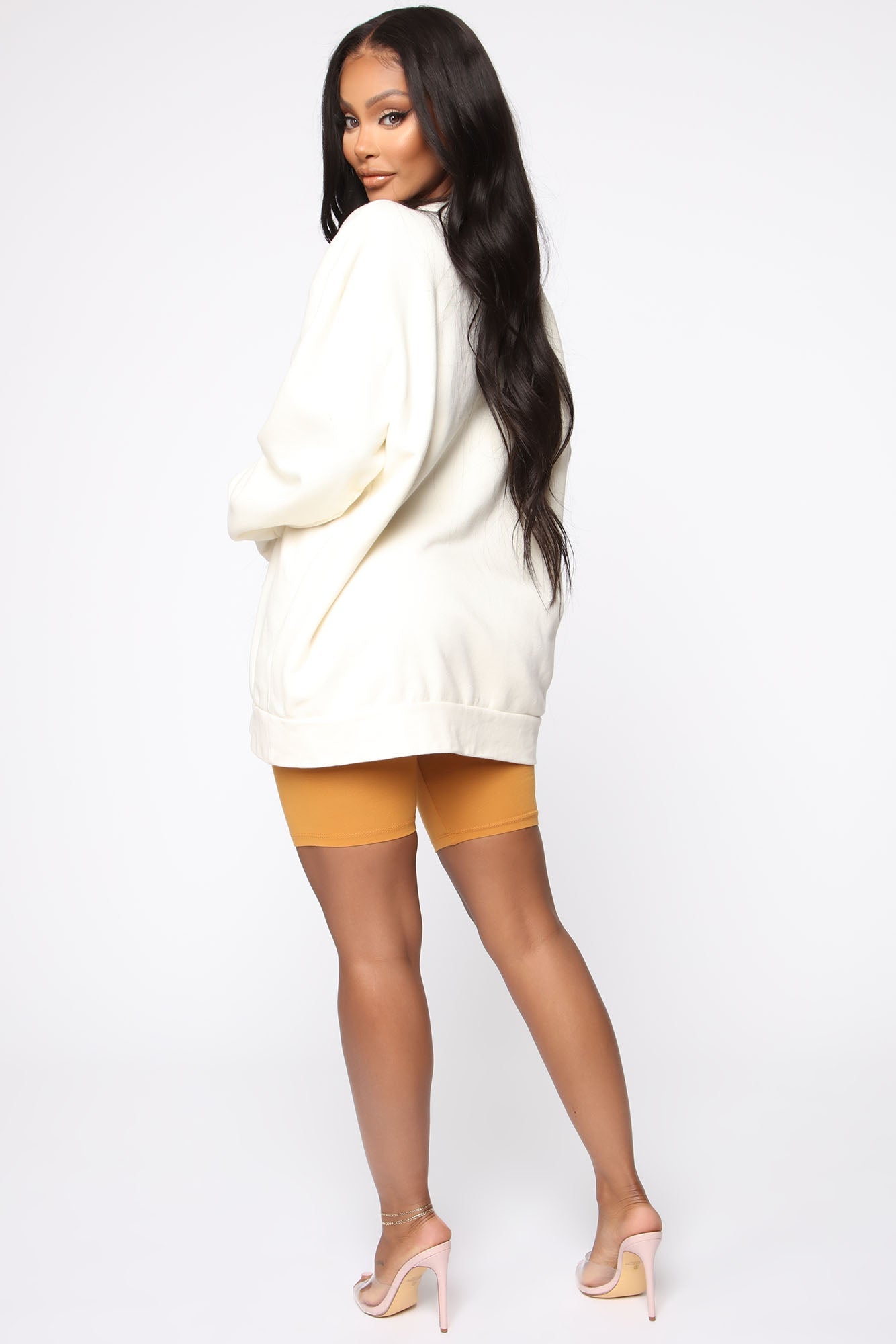 Natalee Biker Shorts - Mustard