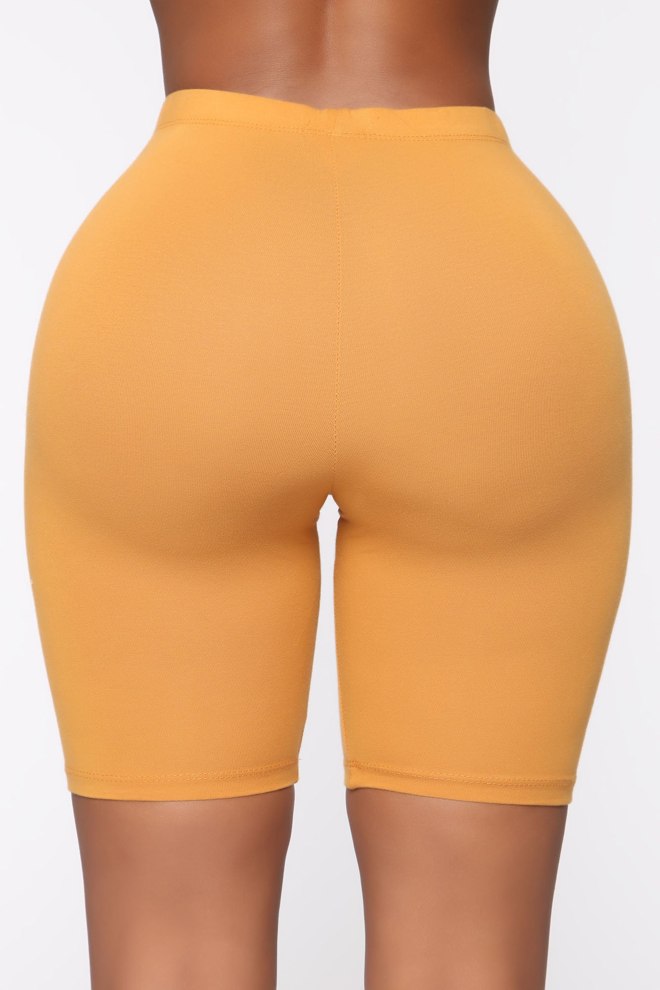 Natalee Biker Shorts - Mustard