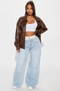 Gone Viral Double Waistband Baggy Jeans - Light Wash
