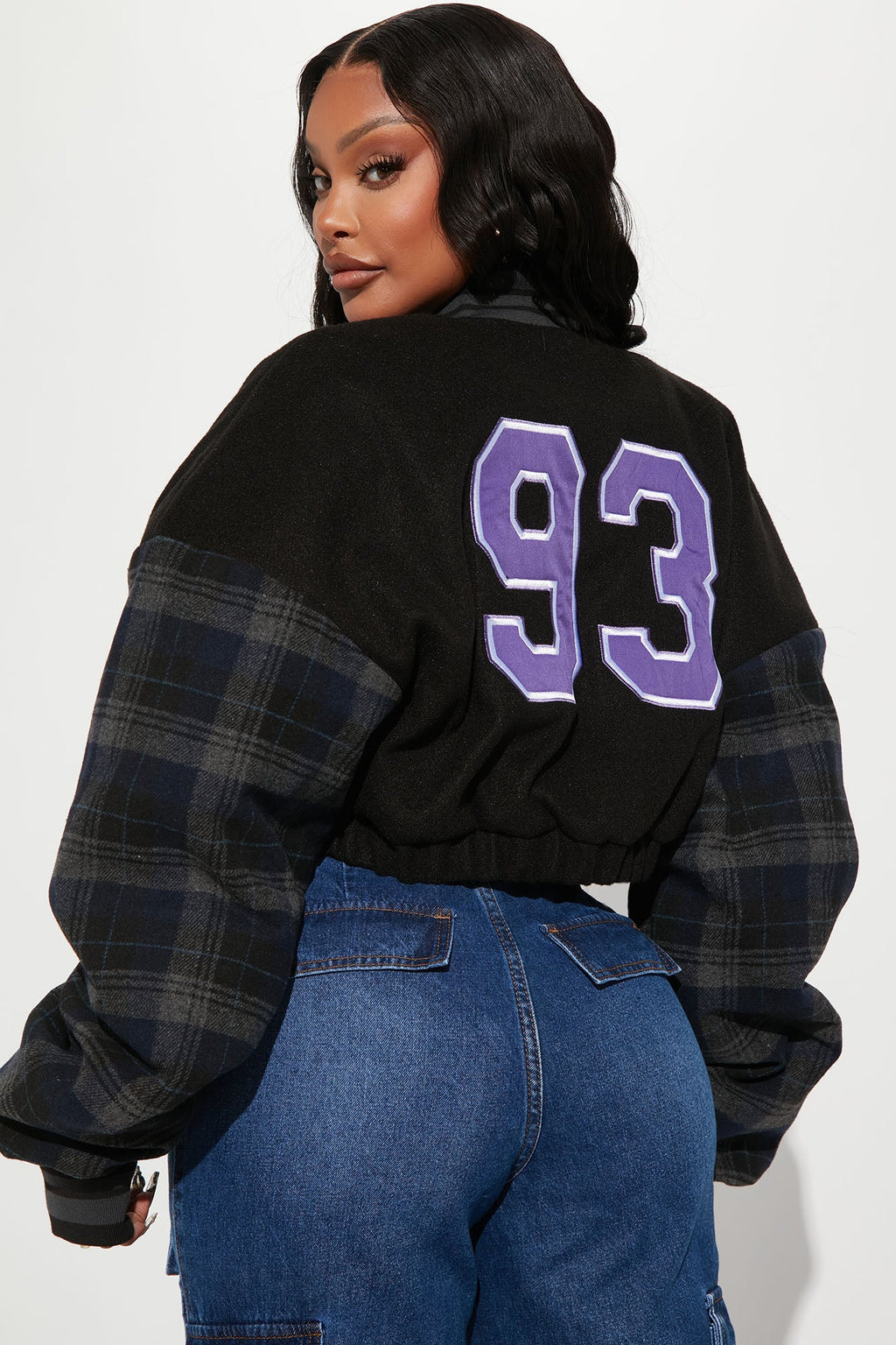 Just Like That Bomber Jacket - Black/combo