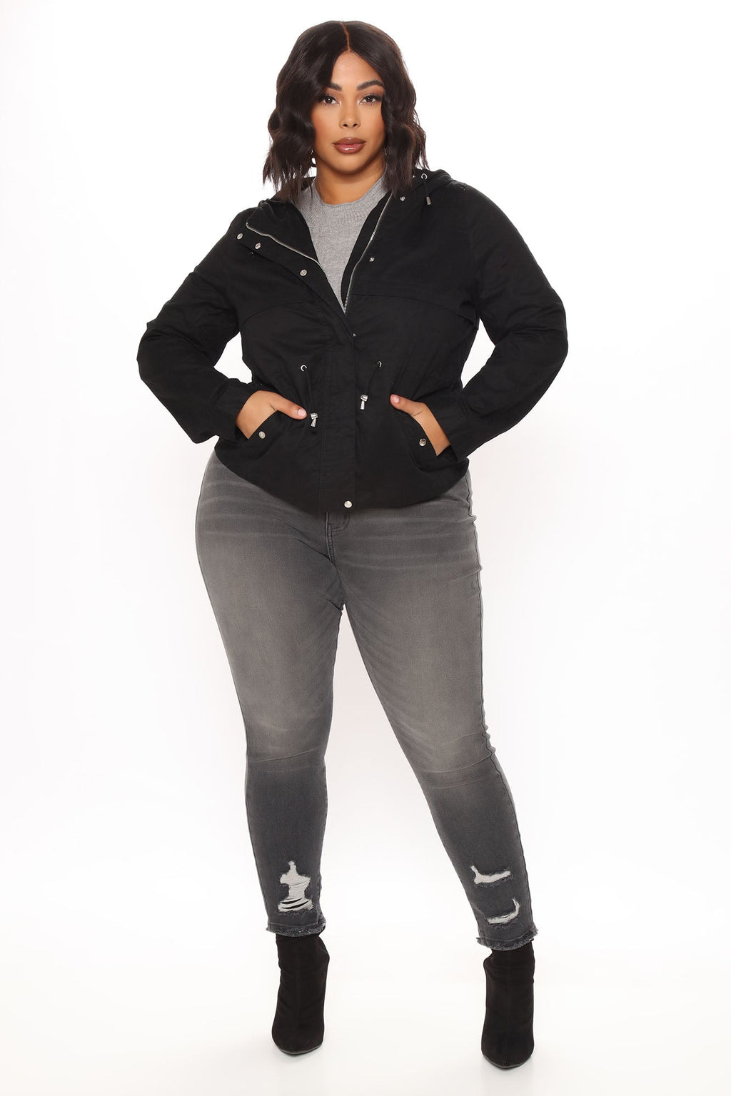 Gimme Some Love Anorak Jacket - Black