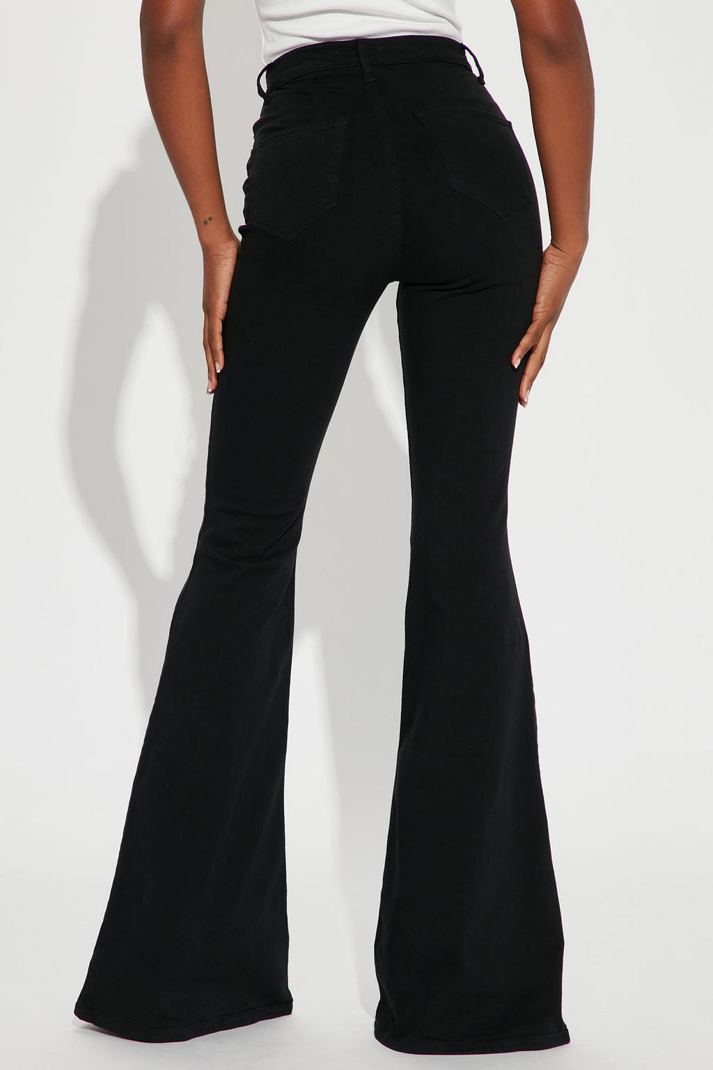Tall Santorini Super Stretch Flare Jeans - Black