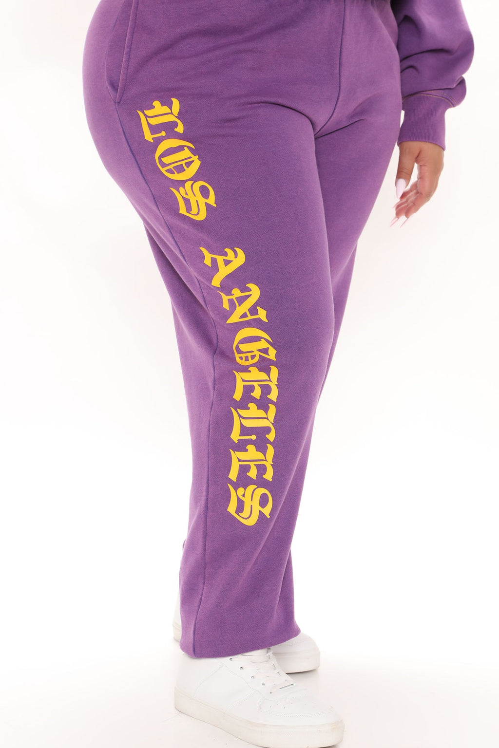 NBA Real MVP Lakers Washed Sweatpant - Purple