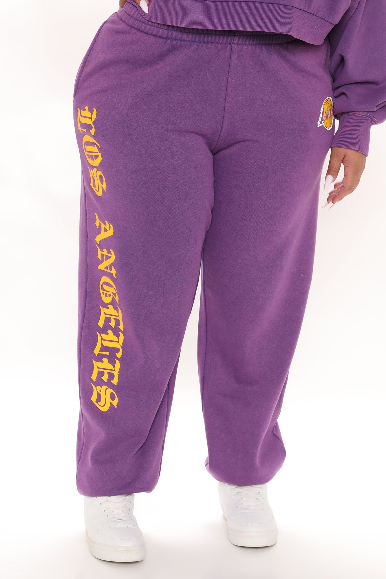 NBA Real MVP Lakers Washed Sweatpant - Purple