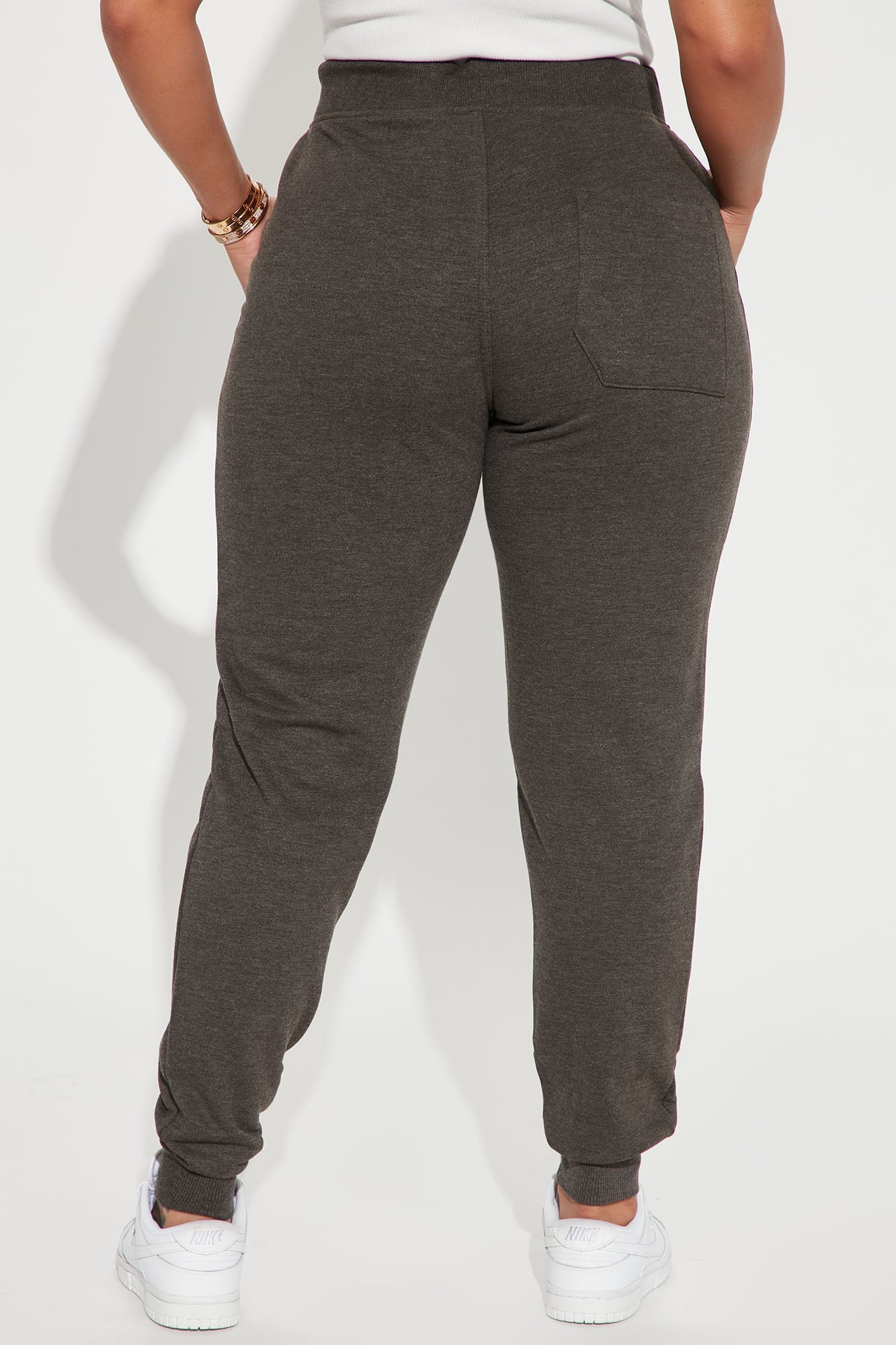 Stole Your Boyfriend's Oversized Jogger - Charcoal