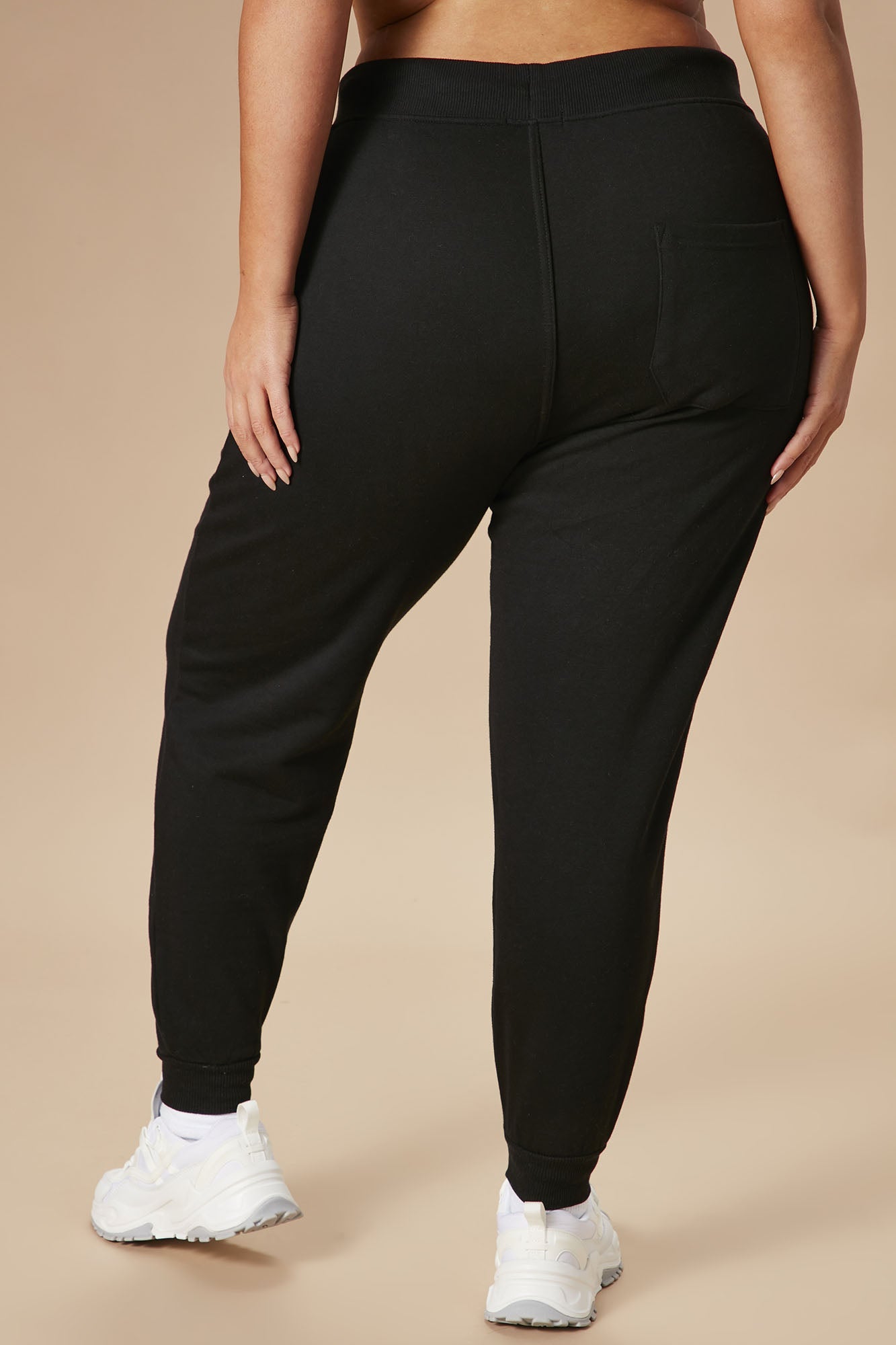 Stole Your Boyfriend's Oversized Jogger - Black