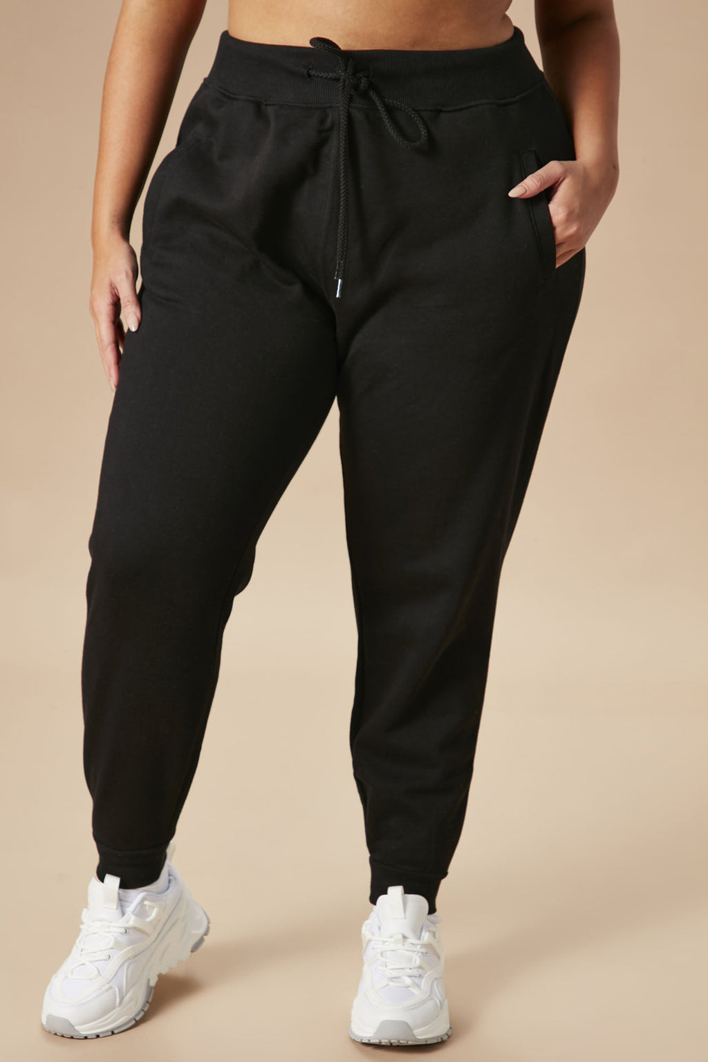 Stole Your Boyfriend's Oversized Jogger - Black