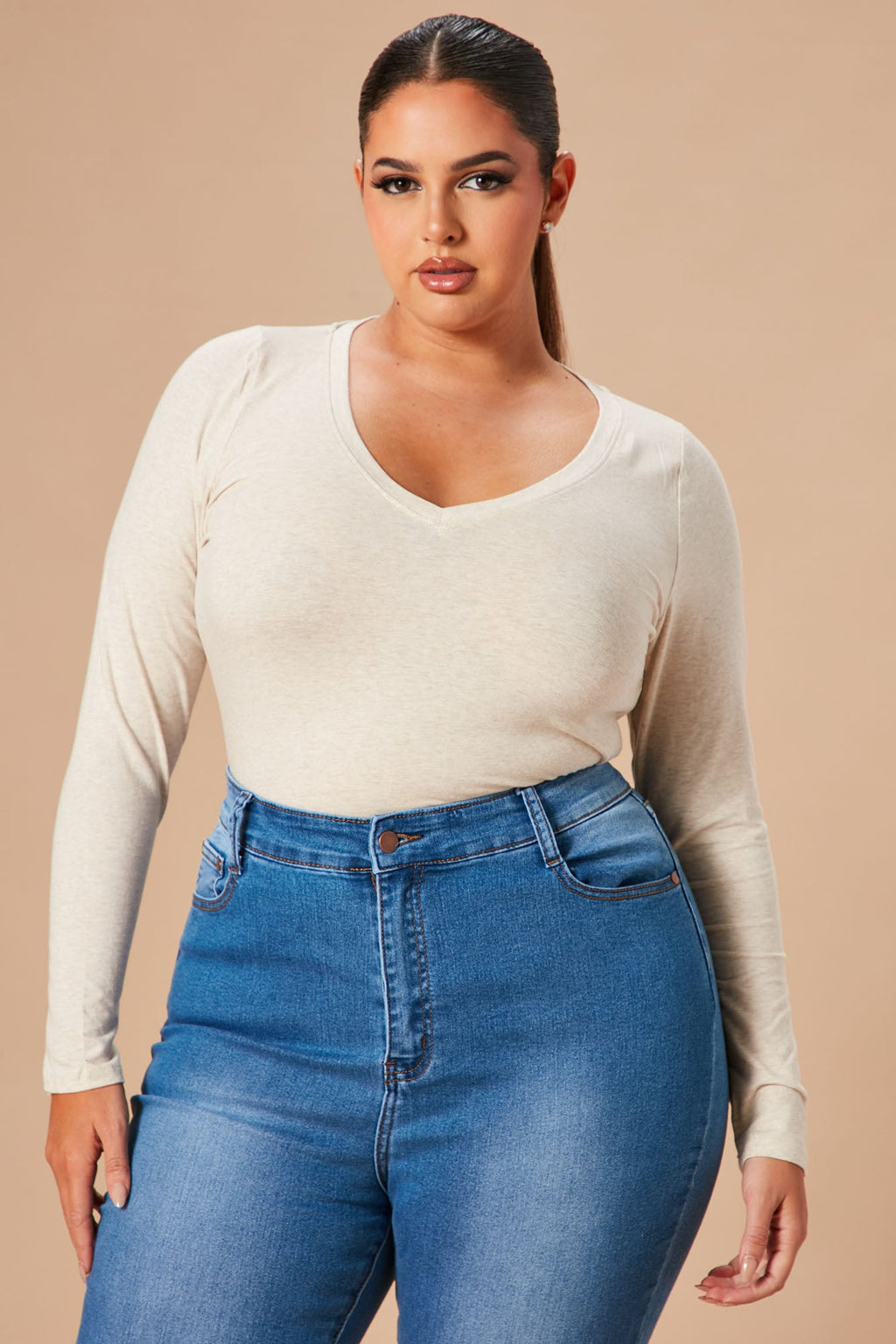 Your Everyday Long Sleeve Tee - Oatmeal