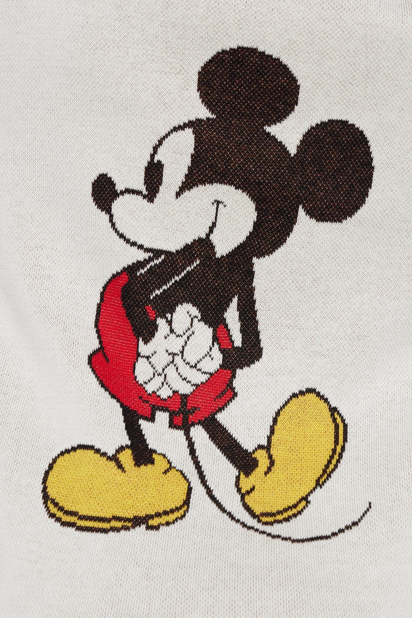 Happy Mickey Mouse Sweater - White/combo