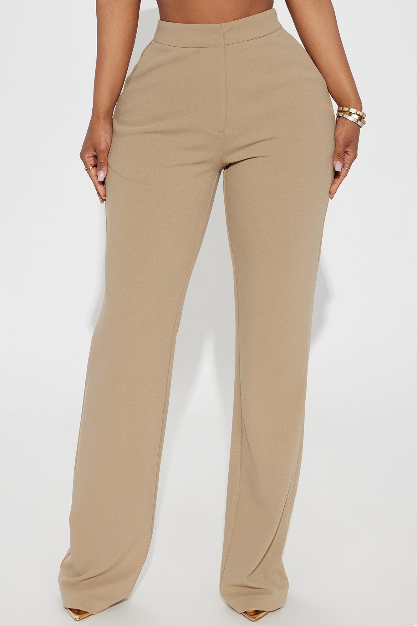 Core Competency Straight Leg Trouser - Taupe