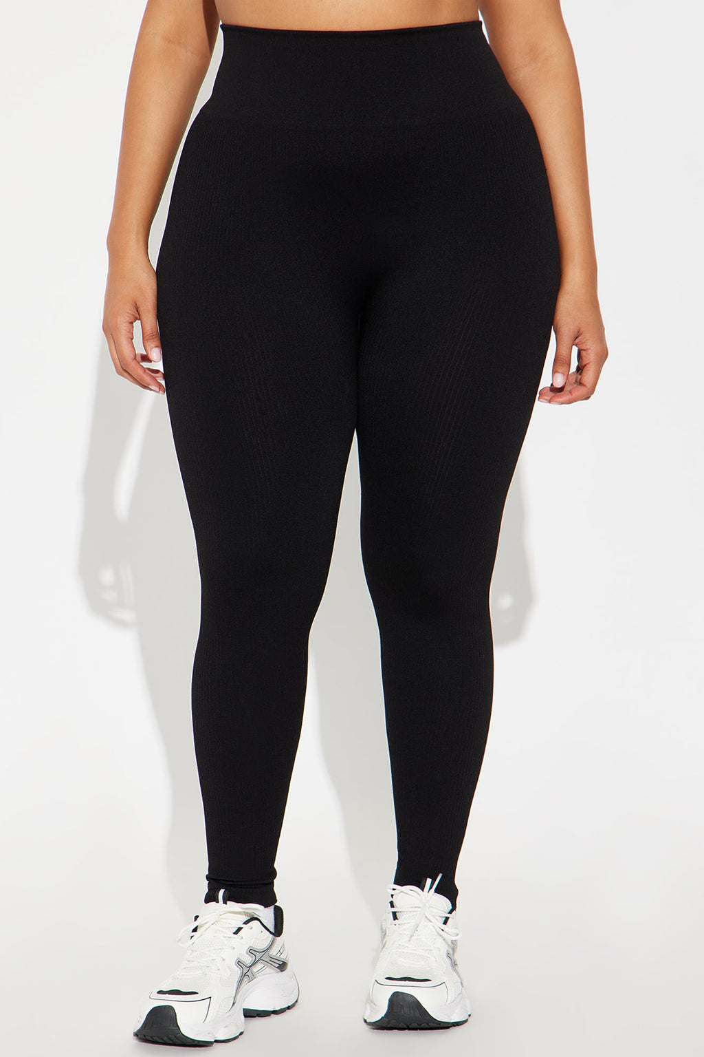 Francine Seamless Ribbed Legging - Black