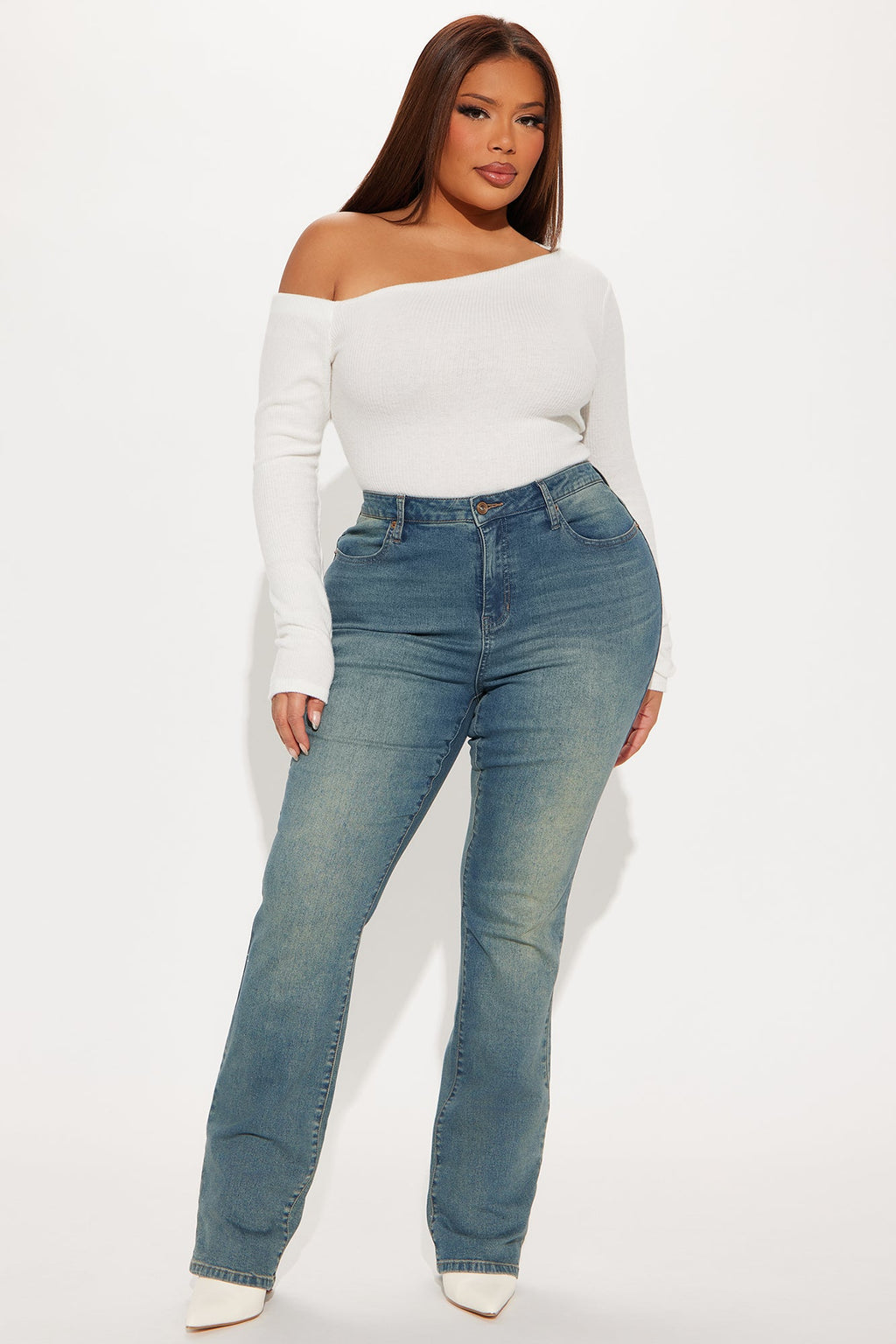 Memphis Stretch Booty Lifter Bootcut Jean - Vintage Wash