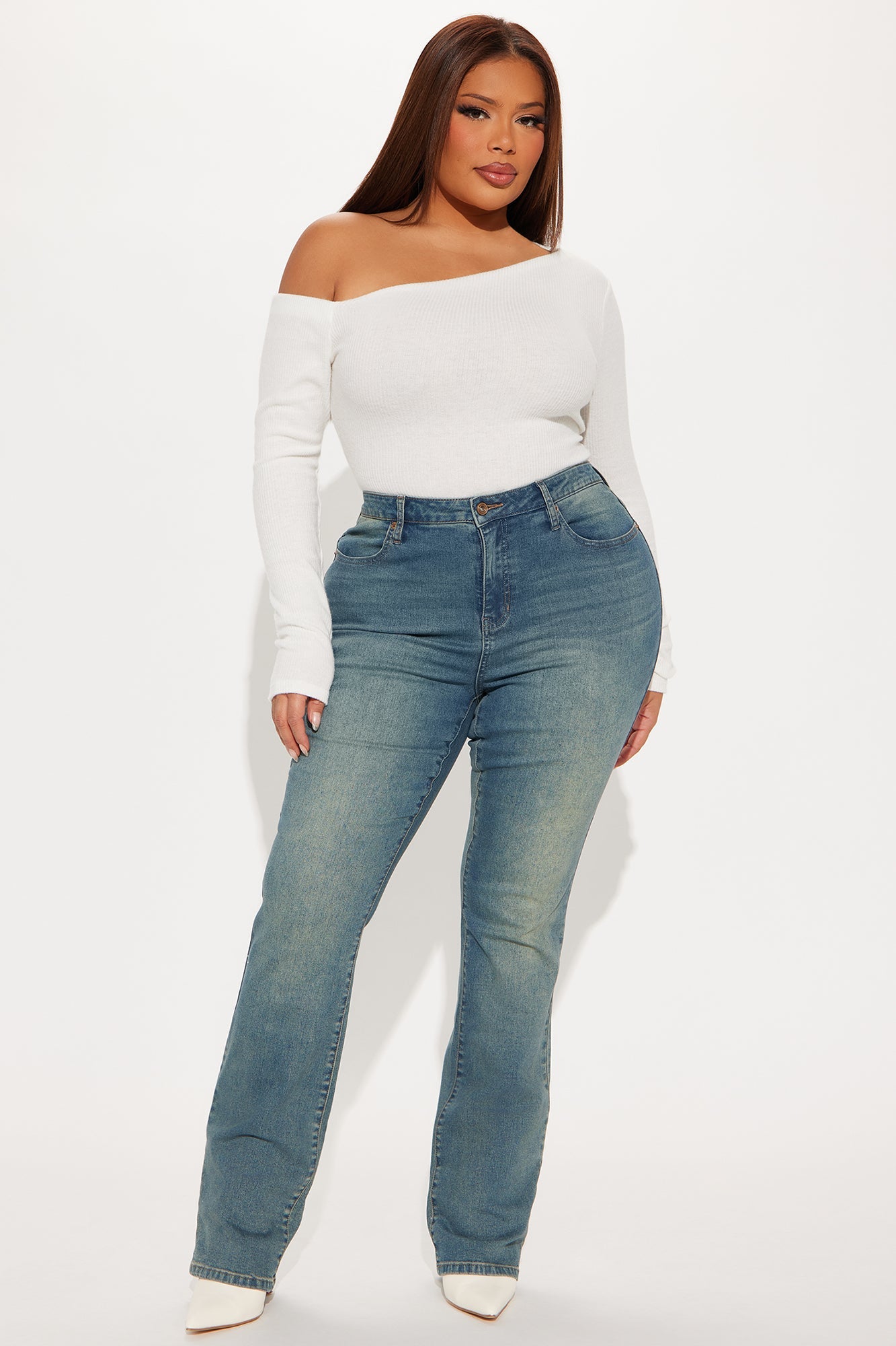 Memphis Stretch Booty Lifter Bootcut Jean - Vintage Wash