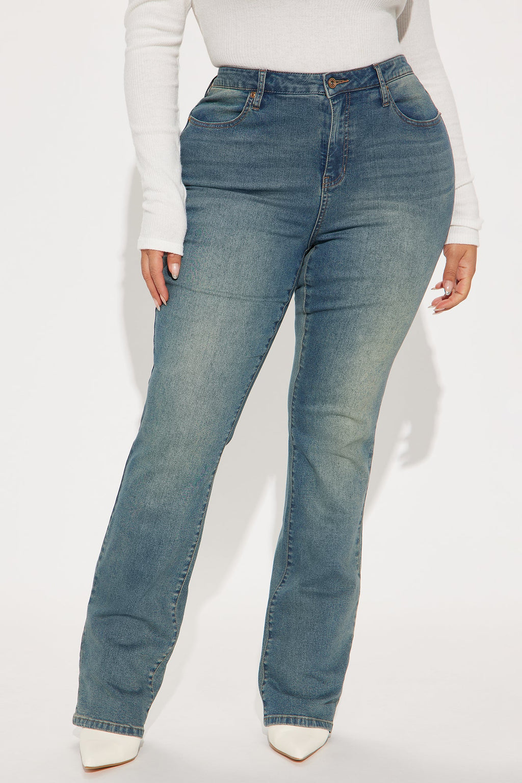 Memphis Stretch Booty Lifter Bootcut Jean - Vintage Wash