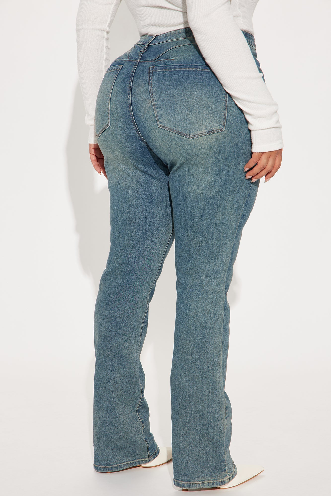 Memphis Stretch Booty Lifter Bootcut Jean - Vintage Wash