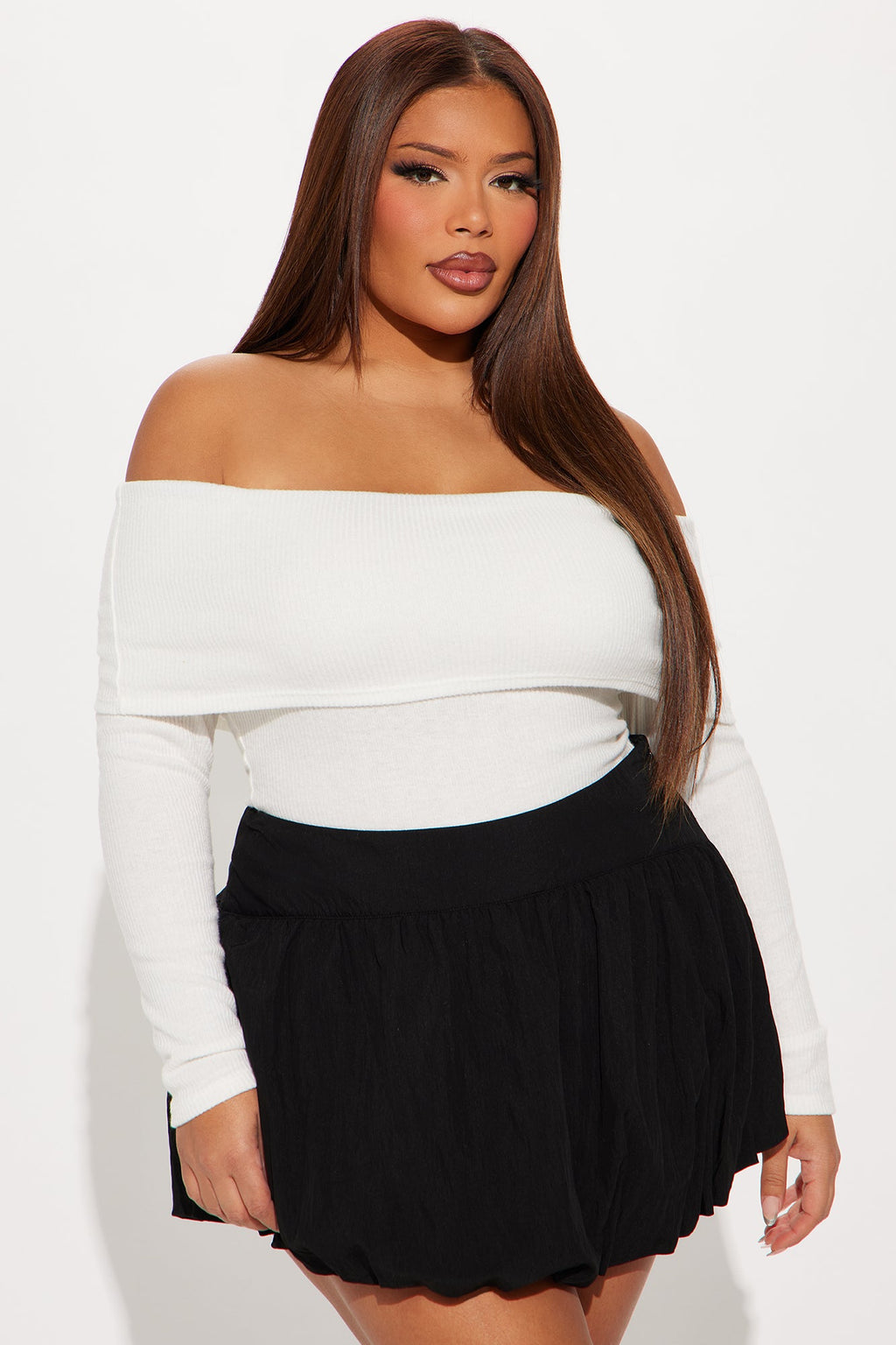 Samantha Sweater Bodysuit - Ivory