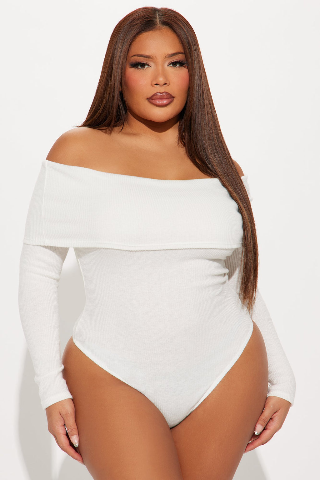 Samantha Sweater Bodysuit - Ivory