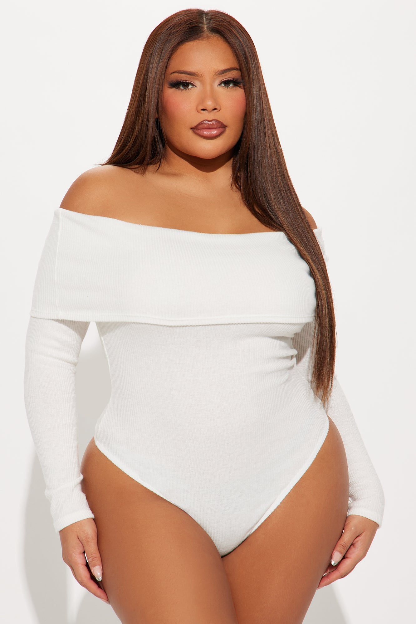 Samantha Sweater Bodysuit - Ivory