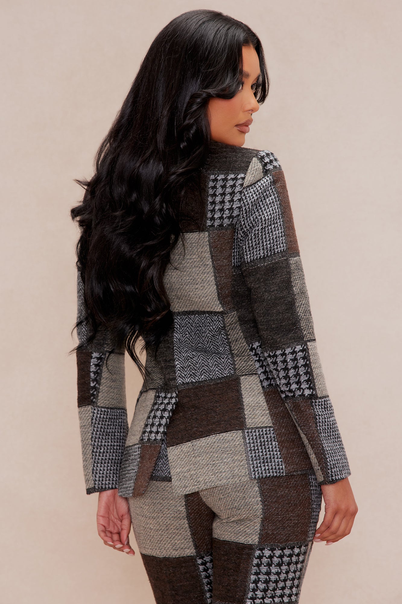 Harriet Patched Blazer - Grey/combo