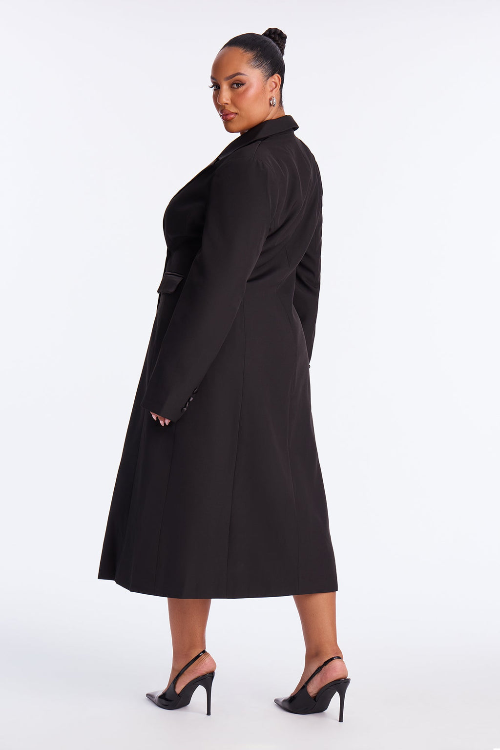 CiCi Stretch Tailored Straight Leg Jeans - Black