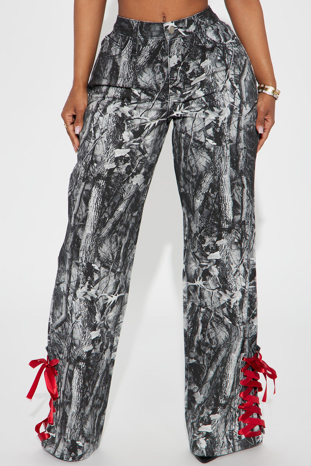 Wild Wanderer Non Stretch Wide Leg Jeans - Grey