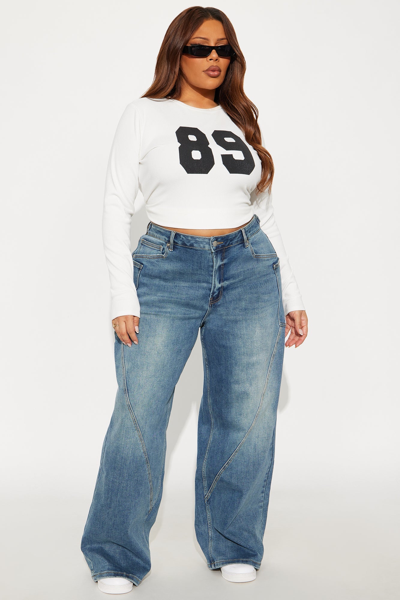 Taking Space Baggy Jeans - Dark Wash