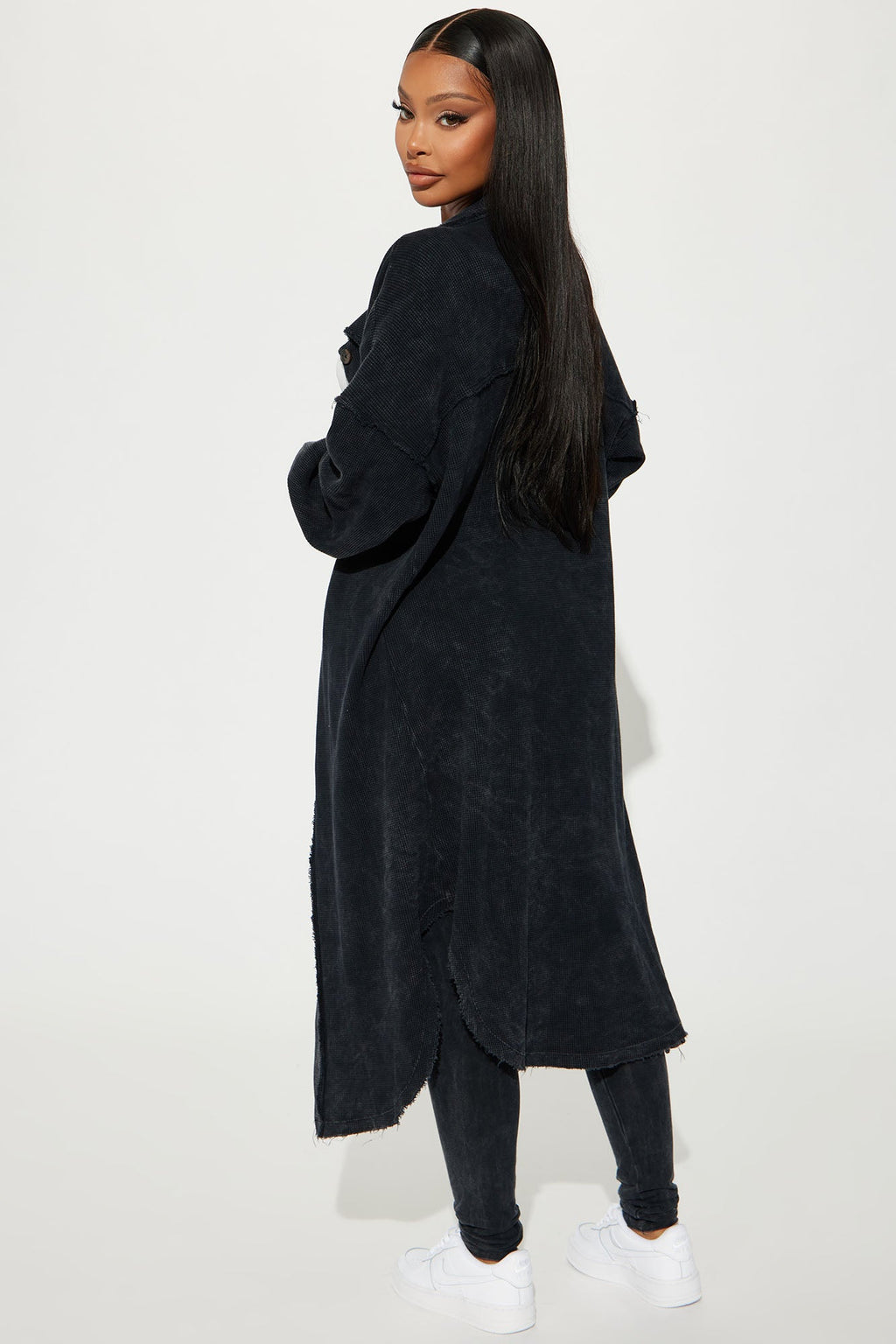 Cece Washed Legging Set - Black