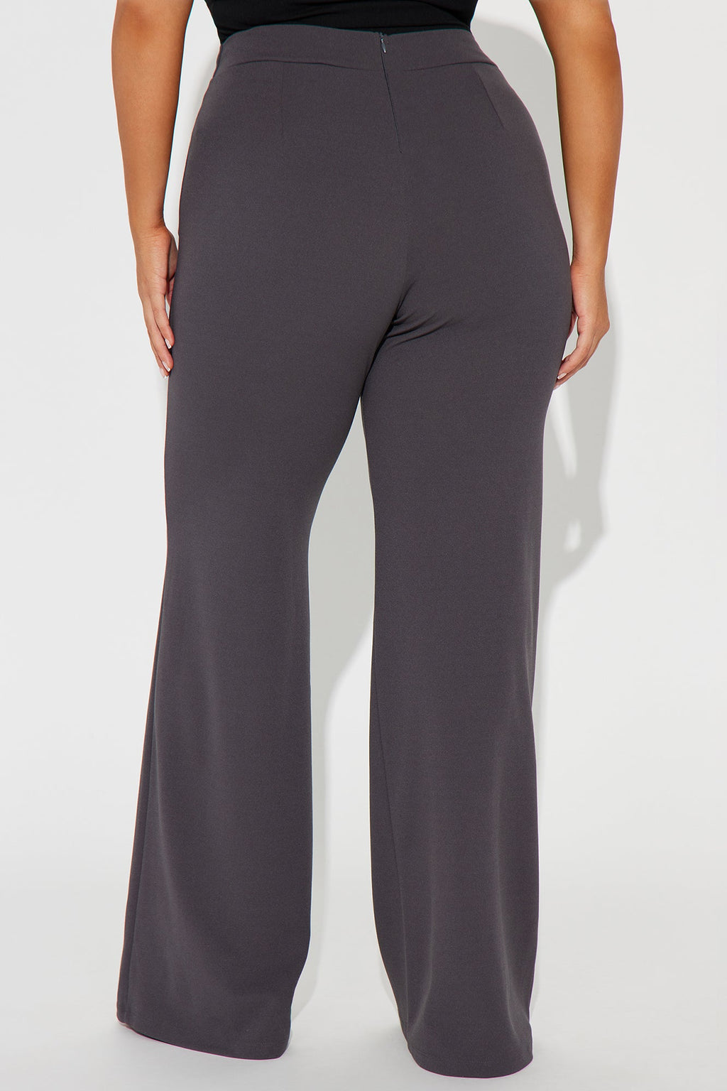 Tall Victoria High Waisted Dress Pants - Charcoal