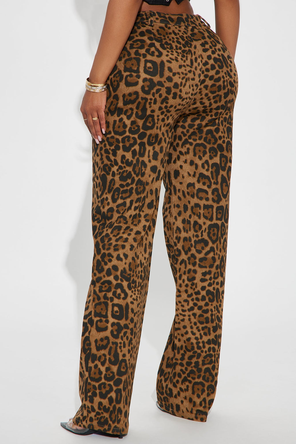Sneaking Out Leopard Pant - Brown/combo