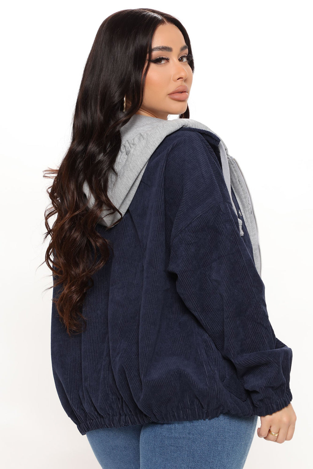 Hanging With The Boys Corduroy Jacket - Navy