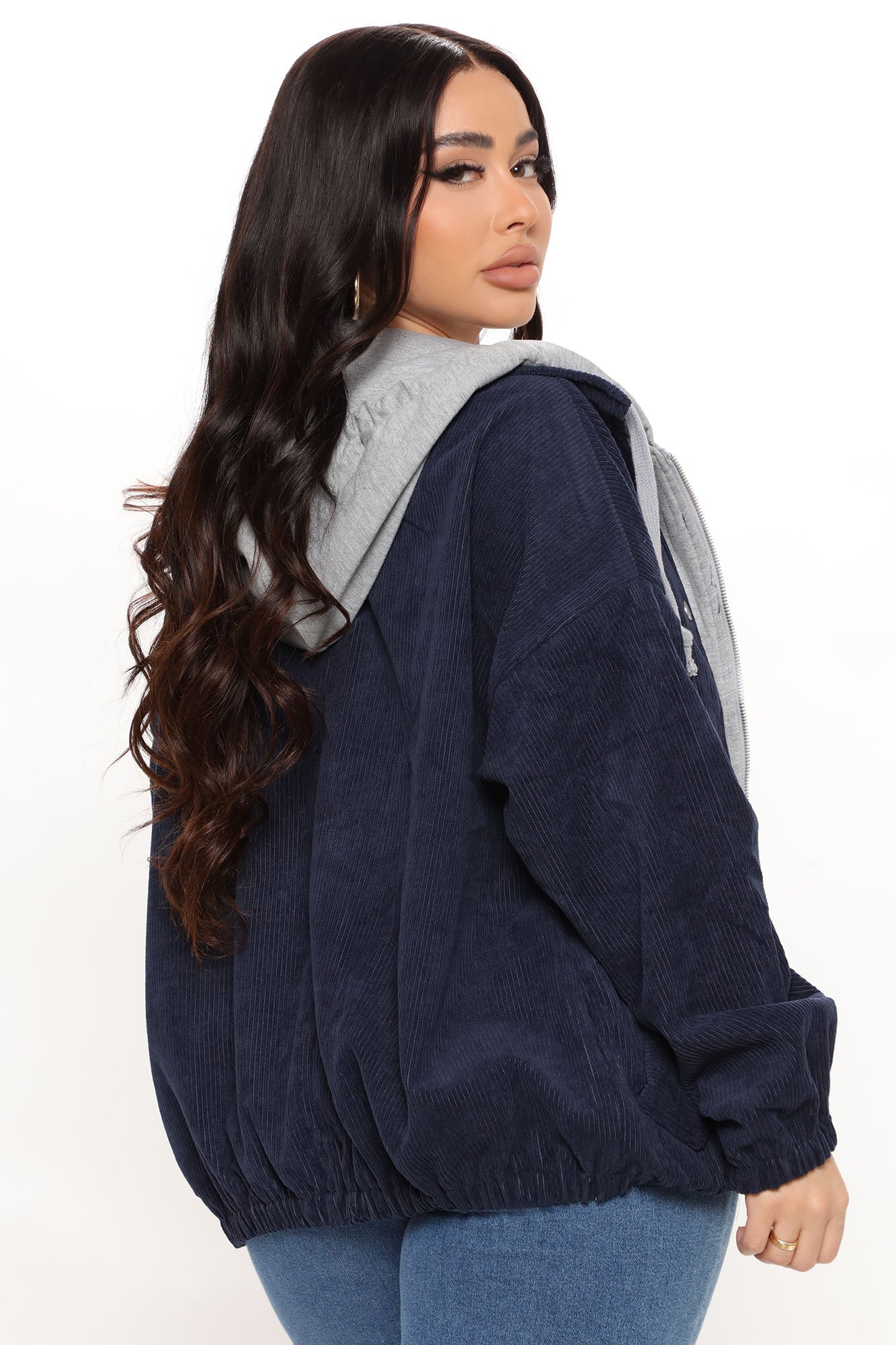 Hanging With The Boys Corduroy Jacket - Navy