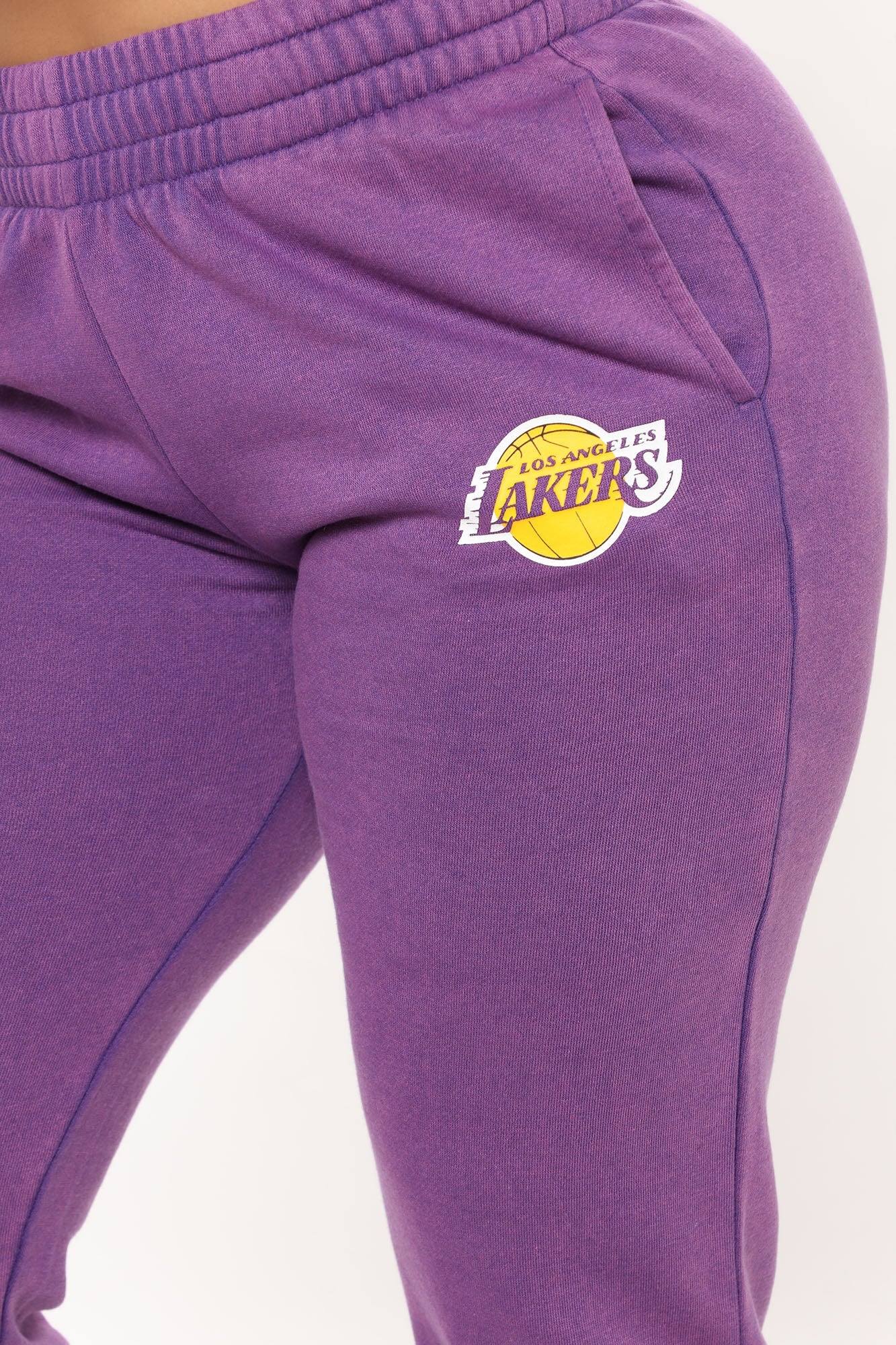 NBA Real MVP Lakers Washed Sweatpant - Purple