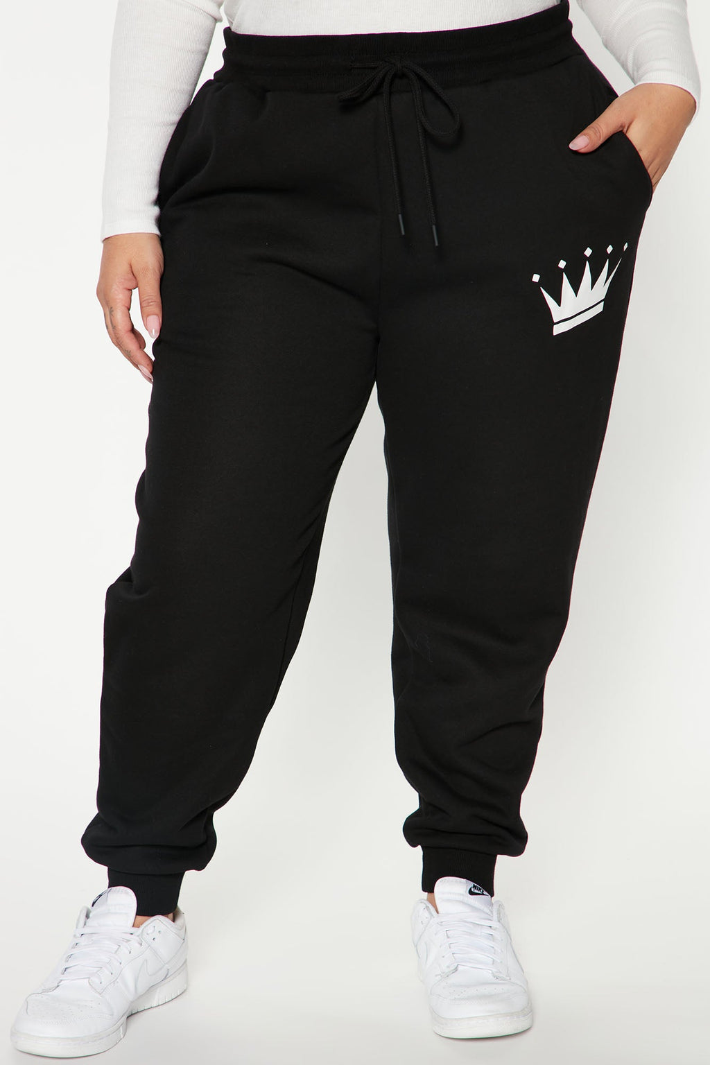 Family Goals Women's Queen Jogger - Black
