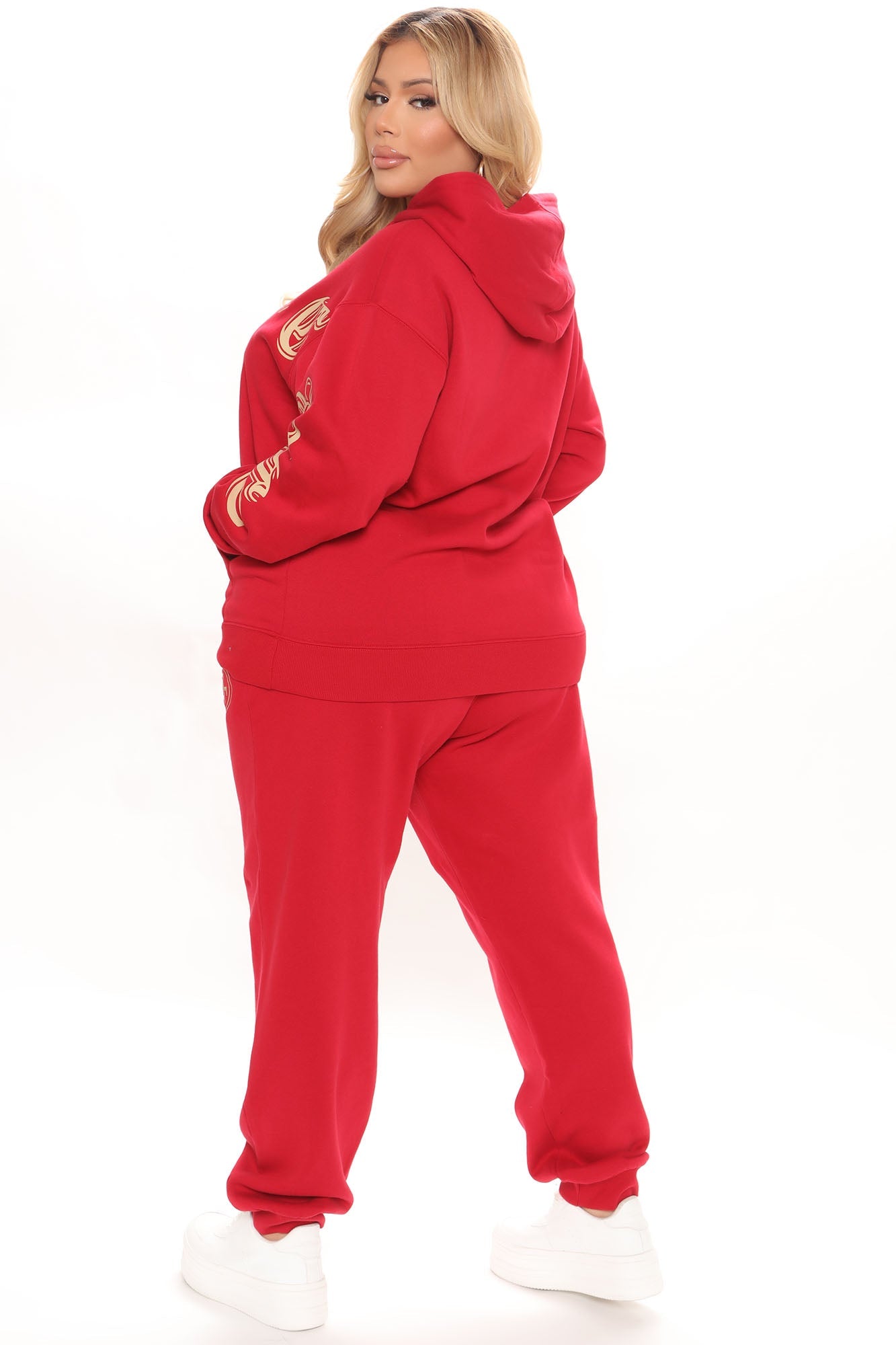 NFL Old English 49ers Hoodie - Burgundy