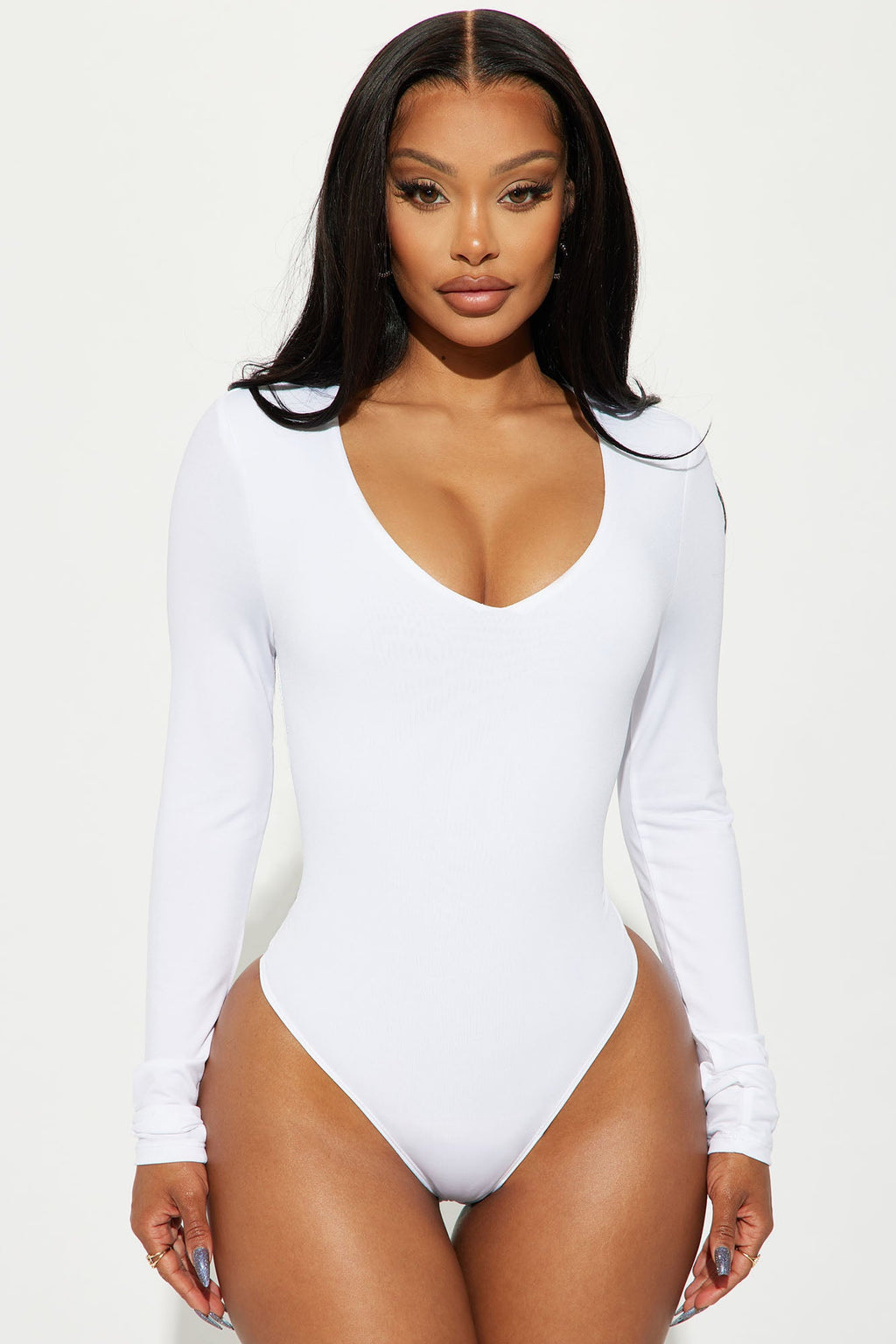 Obsessed With Me Bodysuit - White