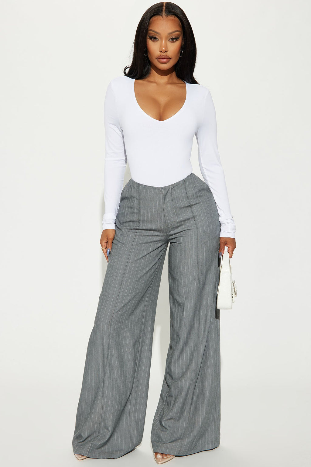 Obsessed With Me Bodysuit - White