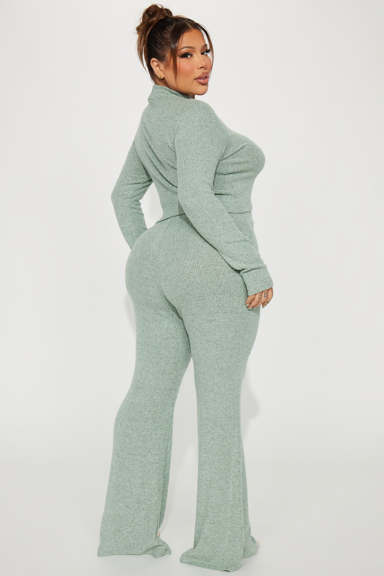 Chic N Cozy Pant Set - Mint