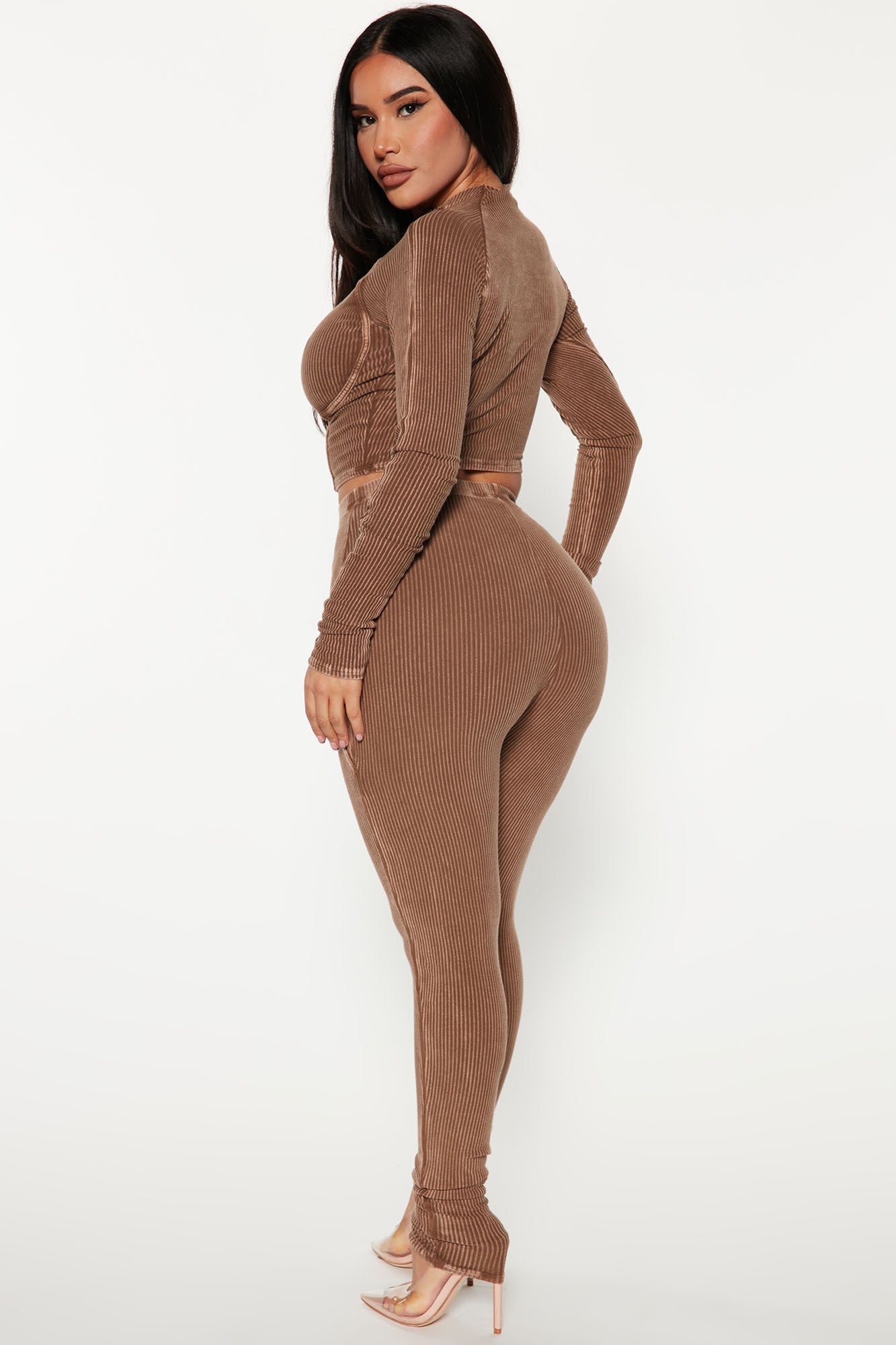 Jaime Legging Set - Brown