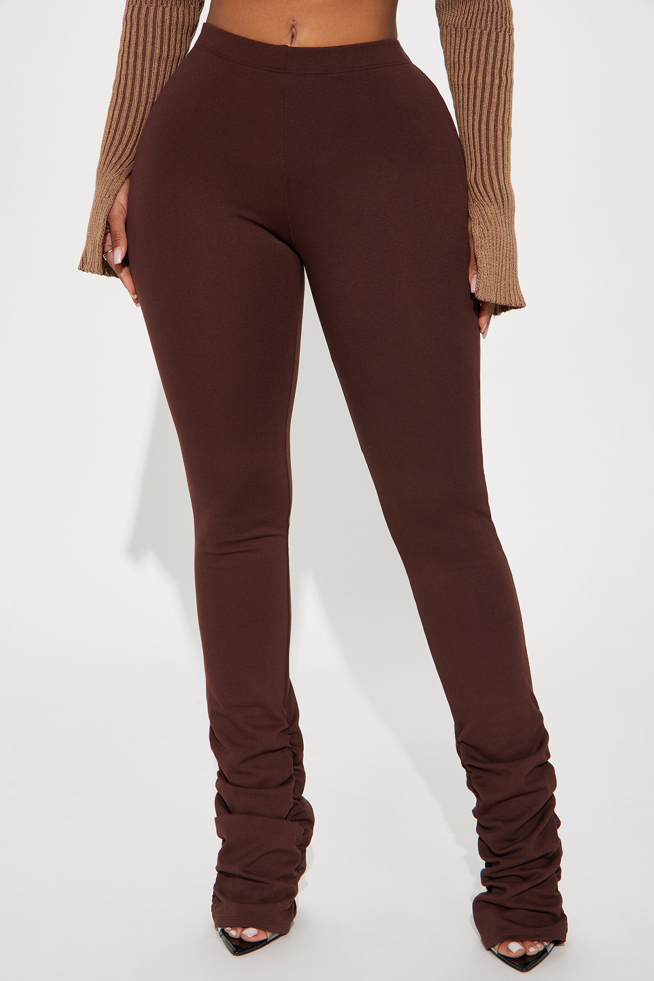Love Galore Stacked Legging - Chocolate
